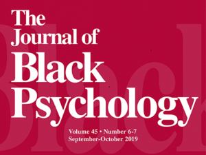 Cover of "The Journal of Black Psychology," Volume 45, Number 6-7, September-October 2019, with a red background and white text. - PsychDiscouse